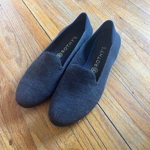 Rothy’s Heather Blue Loafers Size 11.5